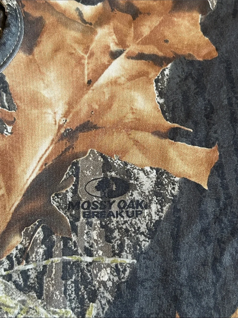Men’s Mossy Oak Camo Leaf Balaclava Hood - Brown/Green Hunting Face Mask. OSFA.